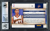 Stephen Curry Autographed 2009-10 Panini Studio Rookie Card #129 Golden State Warriors BGS 8.5 Auto Grade Gem Mint 10 Beckett BAS #18113299
