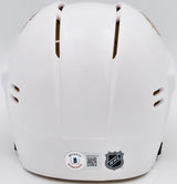 Chevy Chase Autographed Chicago Blackhawks White Speed Mini Helmet Beckett BAS QR #AD34221
