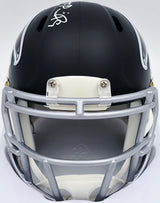 Michael Penix Jr. Autographed Atlanta Falcons Black Speed Mini Helmet Beckett BAS Witness #2W906733