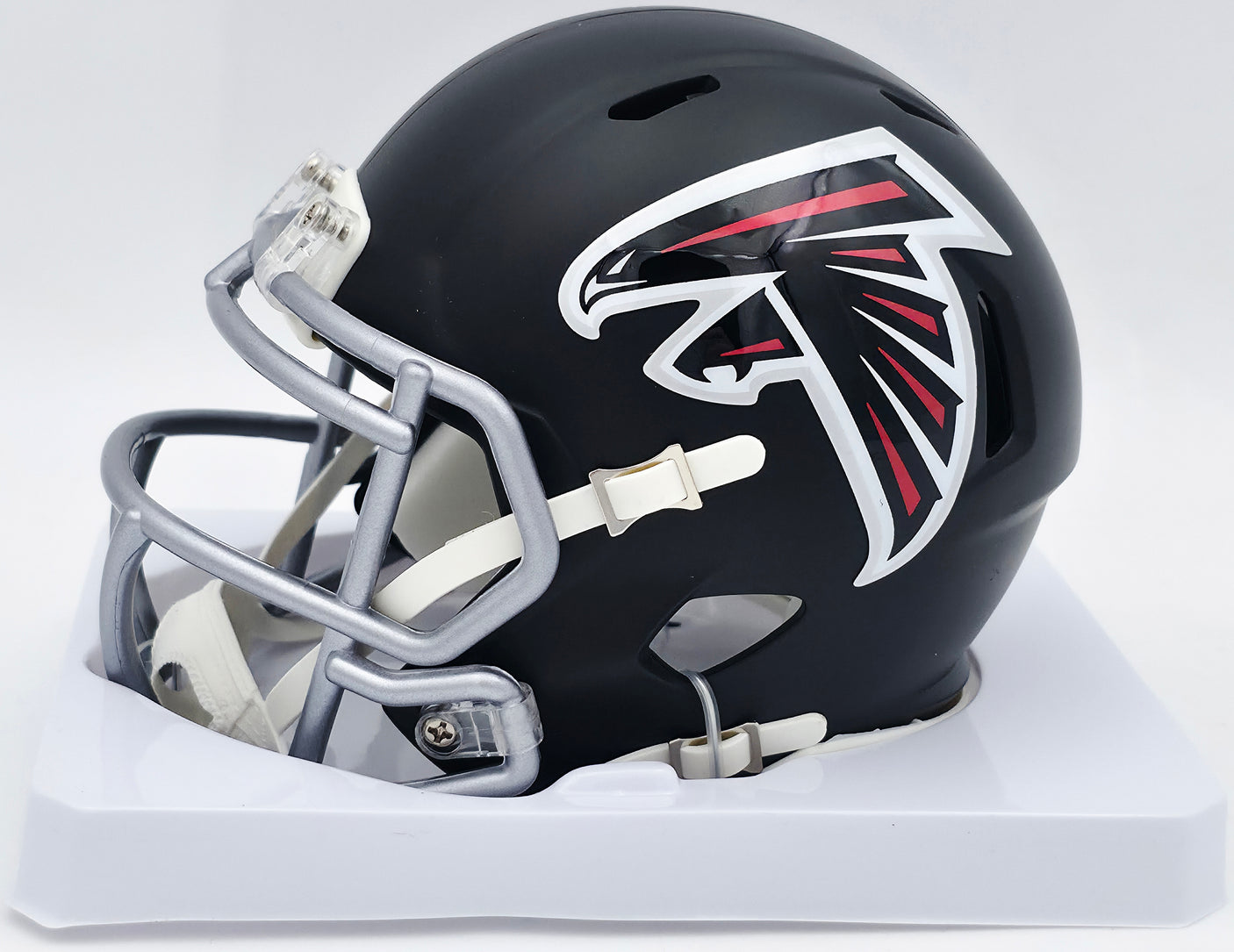 Michael Penix Jr. Autographed Atlanta Falcons Black Speed Mini Helmet Beckett BAS Witness #2W906733