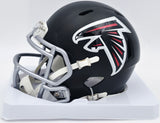 Michael Penix Jr. Autographed Atlanta Falcons Black Speed Mini Helmet Beckett BAS Witness #2W906733