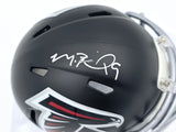 Michael Penix Jr. Autographed Atlanta Falcons Black Speed Mini Helmet Beckett BAS Witness #2W906732