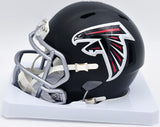Michael Penix Jr. Autographed Atlanta Falcons Black Speed Mini Helmet Beckett BAS Witness #2W906756