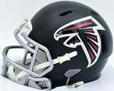 Michael Penix Jr. Autographed Atlanta Falcons Black Speed Mini Helmet Beckett BAS Witness #2W906714