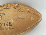 1965 NFL Champion Green Bay Packers Team Autographed Official NFL Leather "The Duke" Football With 49 Signatures Including Vince Lombardi Beckett BAS #AE36395