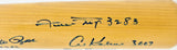3000th Hit Club Multi-Signed Autographed Rawlings Baseball Bat With 9 Signatures Including Willie Mays & Hank Aaron Beckett BAS #AE31375