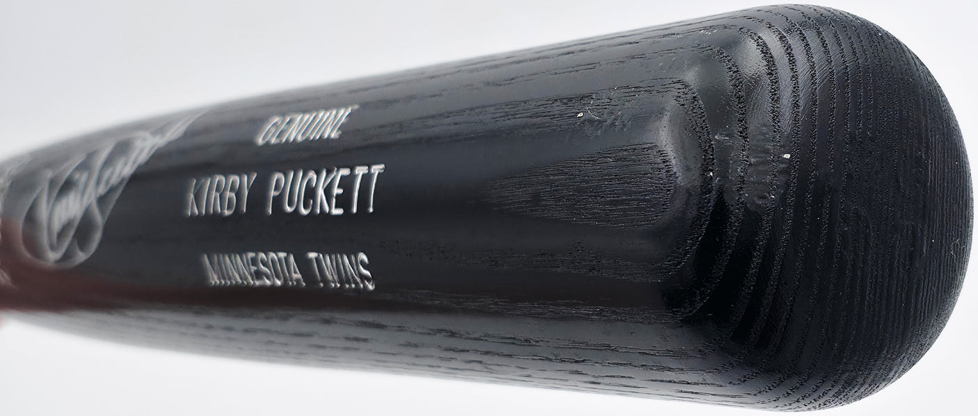 Kirby Puckett Autographed Louisville Slugger Game Model Baseball Bat Minnesota Twins Beckett BAS #AE31373