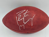 Peyton Manning Autographed Official NFL Leather 509 TD NFL Game Football Indianapolis Colts, Denver Broncos Fanatics Holo #461362