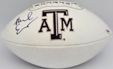 Mike Evans Autographed Texas A&M Aggies Official White Logo Football PSA/DNA #R24719