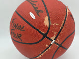John Havlicek Autographed Official NBA Leather Basketball Boston Celtics (Damaged) UDA Holo #AAK24590