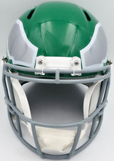 Michael Vick Autographed Philadelphia Eagles Kelly Green Full Size Replica Speed Helmet (Smudged) Beckett BAS Witness #2W94592