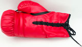 Boxing Greats Autographed Black Everlast Boxing Glove Signed By Sugar Ray Leonard, Thomas "Hitman" Hearns & Roberto Duran RH PSA/DNA #5A16284