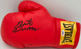 Roberto Duran Autographed Red Everlast Boxing Glove LH PSA/DNA #AC72090