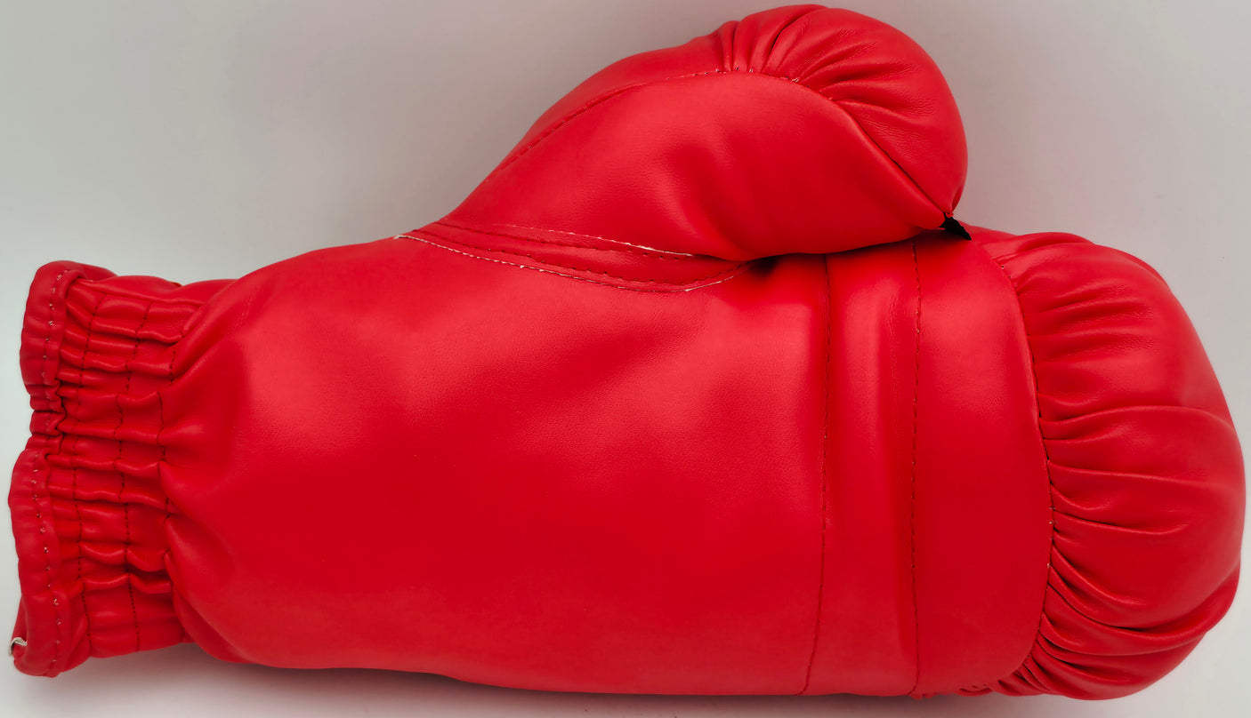 Roberto Duran Autographed Red Everlast Boxing Glove LH PSA/DNA #AC72028