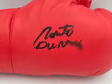 Roberto Duran Autographed Red Everlast Boxing Glove RH (Smudged) PSA/DNA #AC72001