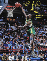 Shawn Kemp Autographed 11x14 Photo Seattle Supersonics "6x All Star" MCS Holo #64117