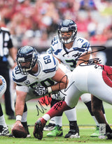 Russell Wilson Autographed 11x14 Photo Seattle Seahawks RW Holo #36609