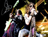 Steven Tyler & Joe Perry Autographed 11x14 Photo Aerosmith Band Beckett BAS #AC95445