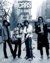 The Cars Autographed 11x14 Photo Band Ric Ocasek & Others Beckett BAS #AC95451