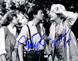 Michael J. Fox & Christopher Lloyd Autographed 11x14 Photo Back To The Future Beckett BAS #AC95463