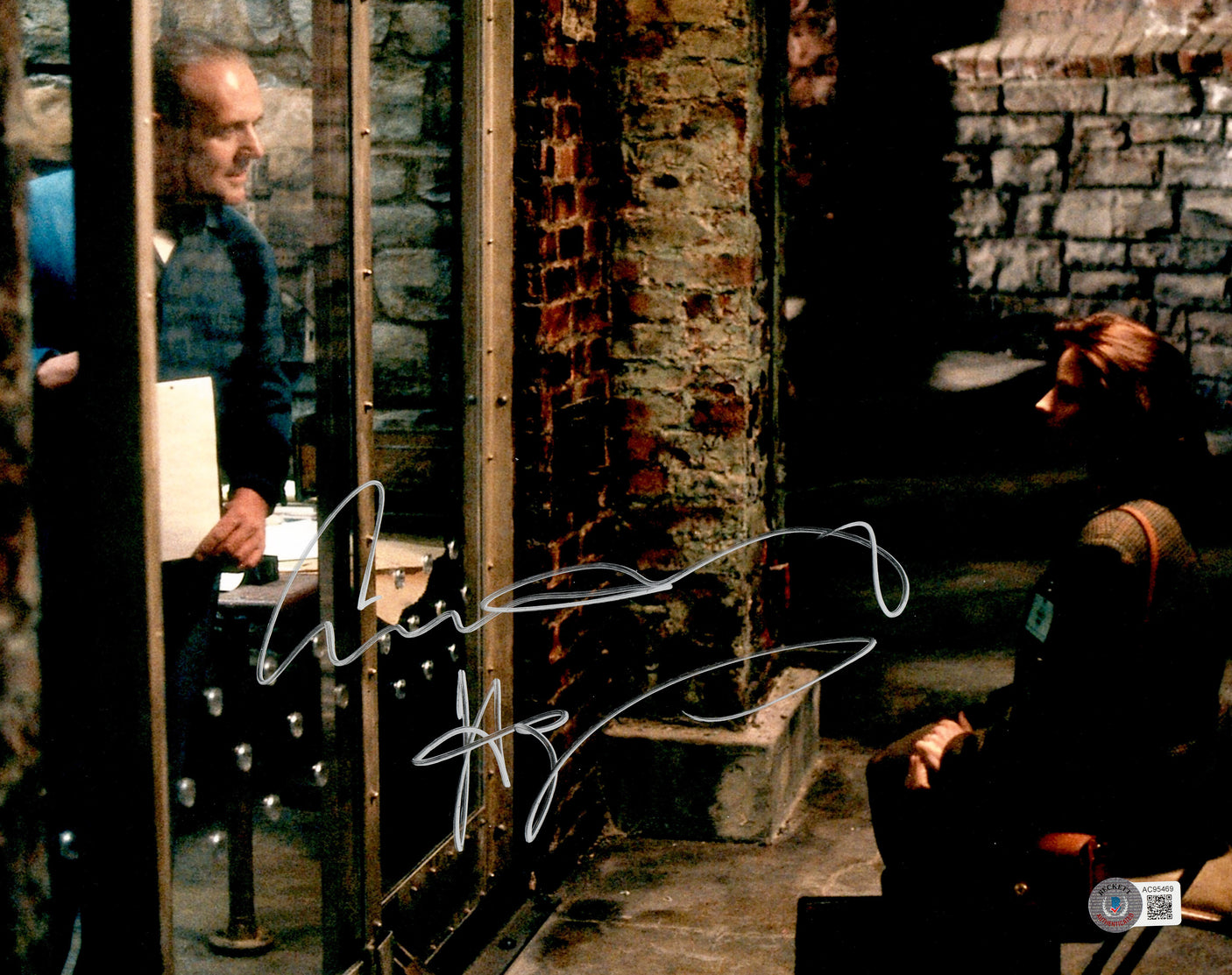 Anthony Hopkins Autographed 11x14 Photo Silence of the Lambs Beckett BAS #AC95469