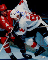 Wayne Gretzky Autographed 11x14 Photo Team Canada Beckett BAS #AC95473
