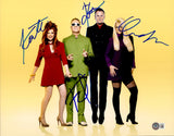 B-52's Autographed 11x14 Photo Band Signed By All 4 Beckett BAS #AC95485