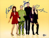 B-52's Autographed 11x14 Photo Band Signed By All 4 Beckett BAS #AC95485