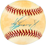 Ken Griffey Jr. Autographed Official Safeco Field Inaugural Game Logo AL Baseball Seattle Mariners Beckett BAS QR #BR51005
