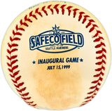 Ken Griffey Jr. Autographed Official Safeco Field Inaugural Game Logo AL Baseball Seattle Mariners Beckett BAS QR #BR51005