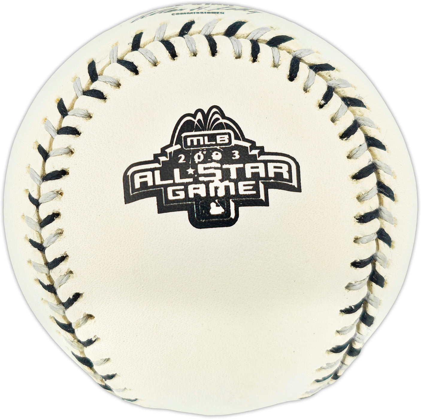 Jamie Moyer Autographed Official 2003 All Star Game Logo Baseball Seattle Mariners Beckett BAS QR #BR51006