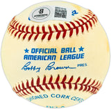 Frank Robinson Autographed Official AL Baseball Baltimore Orioles Beckett BAS QR #BR51016
