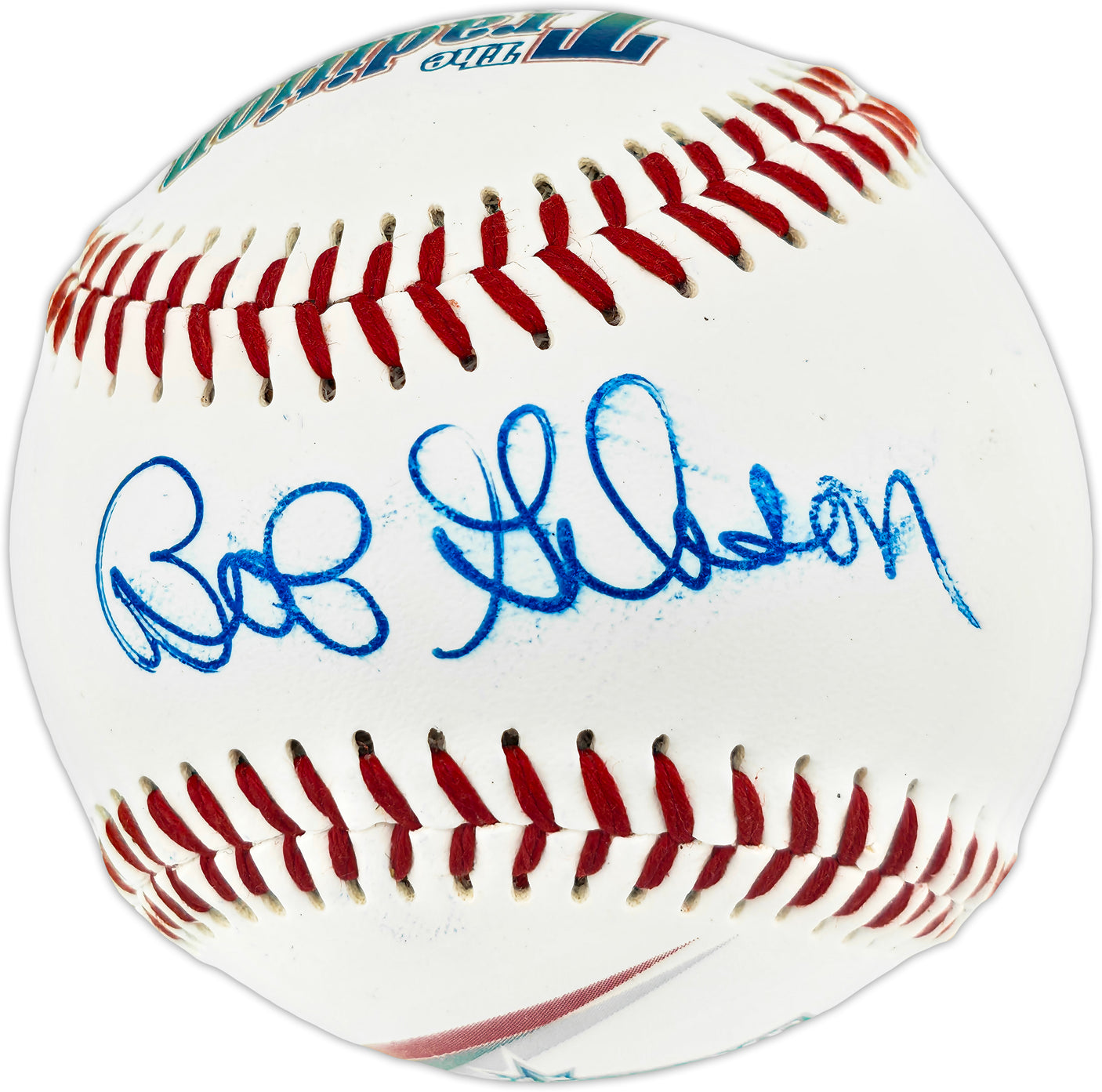 Bob Gibson Autographed Official 2001 All Star Game Logo Baseball St. Louis Cardinals Beckett BAS QR #BR51019