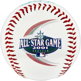 Bob Gibson Autographed Official 2001 All Star Game Logo Baseball St. Louis Cardinals Beckett BAS QR #BR51019