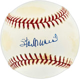 Stan Musial Autographed Official NL Baseball St. Louis Cardinals Beckett BAS QR #BR51021