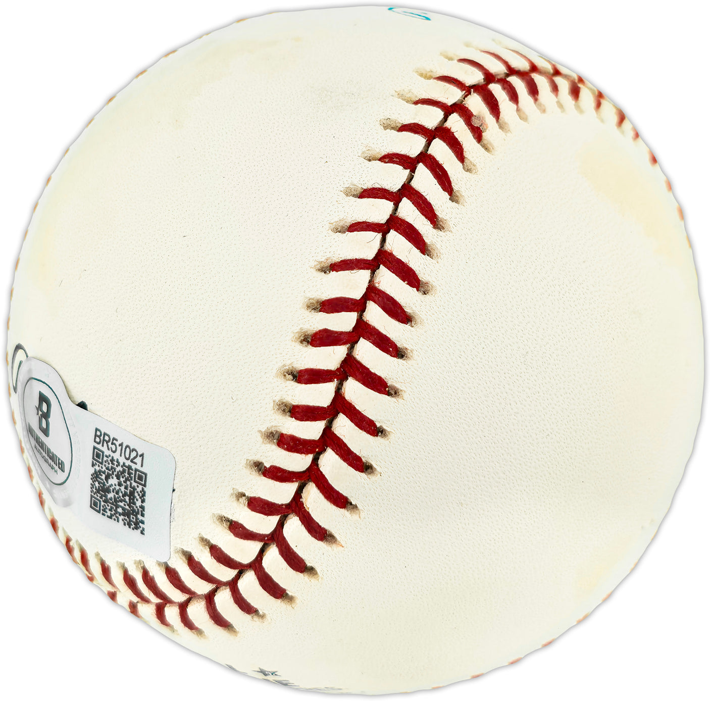 Stan Musial Autographed Official NL Baseball St. Louis Cardinals Beckett BAS QR #BR51021