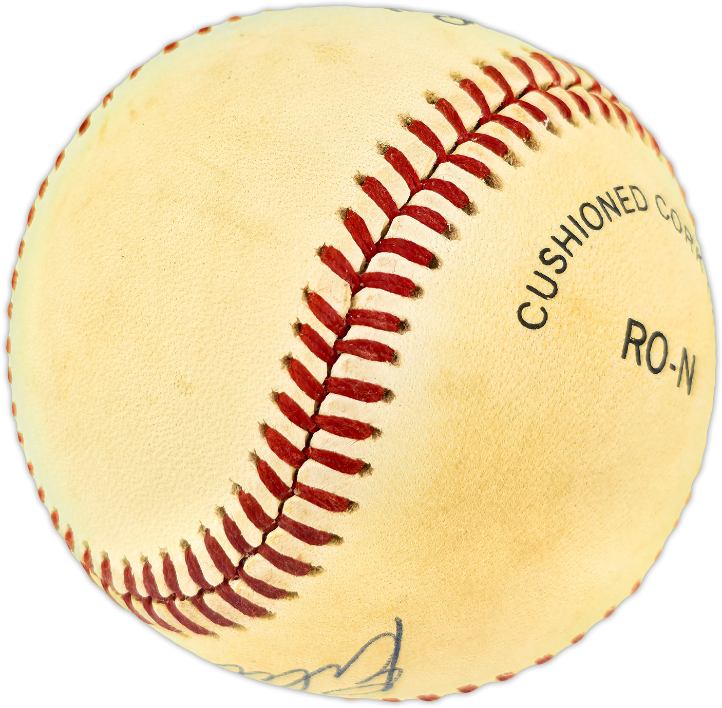 Eddie Mathews Autographed Official Feeney NL Baseball Milwaukee Braves Beckett BAS QR #BR51030