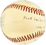 Dan Osinski Autographed Official Wilson Western Association Baseball Fort Smith Indians "1st win April 27, 1952" Beckett BAS QR #BR51039