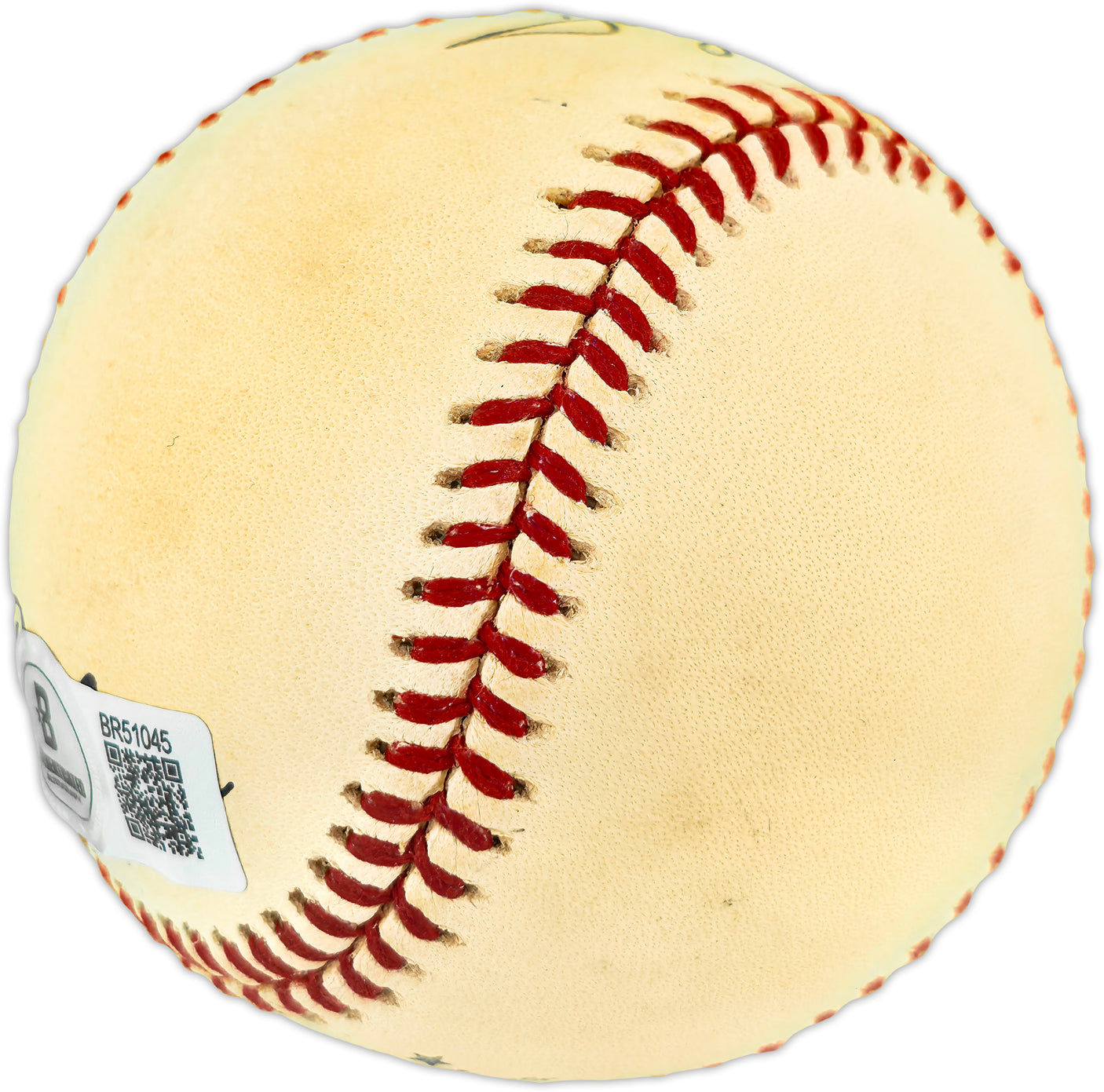 Tug McGraw Autographed Official NL Baseball Philadelphia Phillies, New York Mets Beckett BAS QR #BR51045