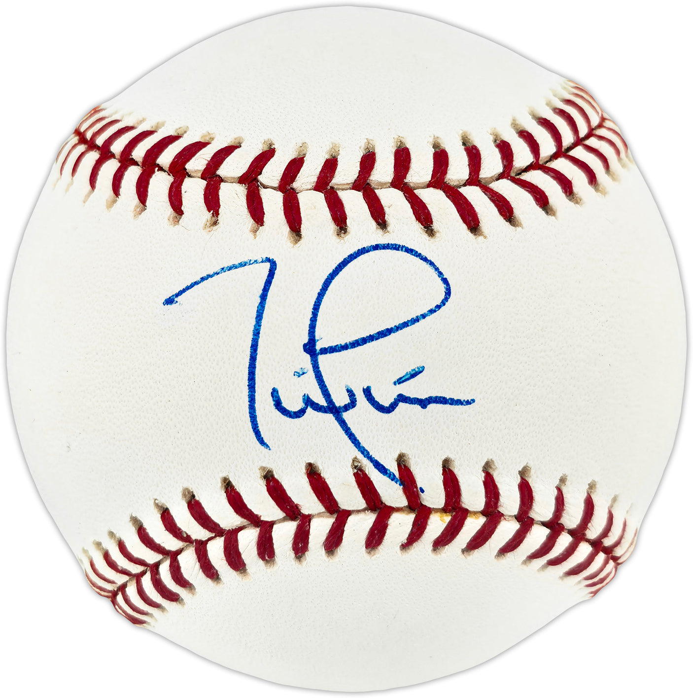Tim Lincecum Autographed Official MLB Baseball San Francisco Giants Beckett BAS QR #BR51054