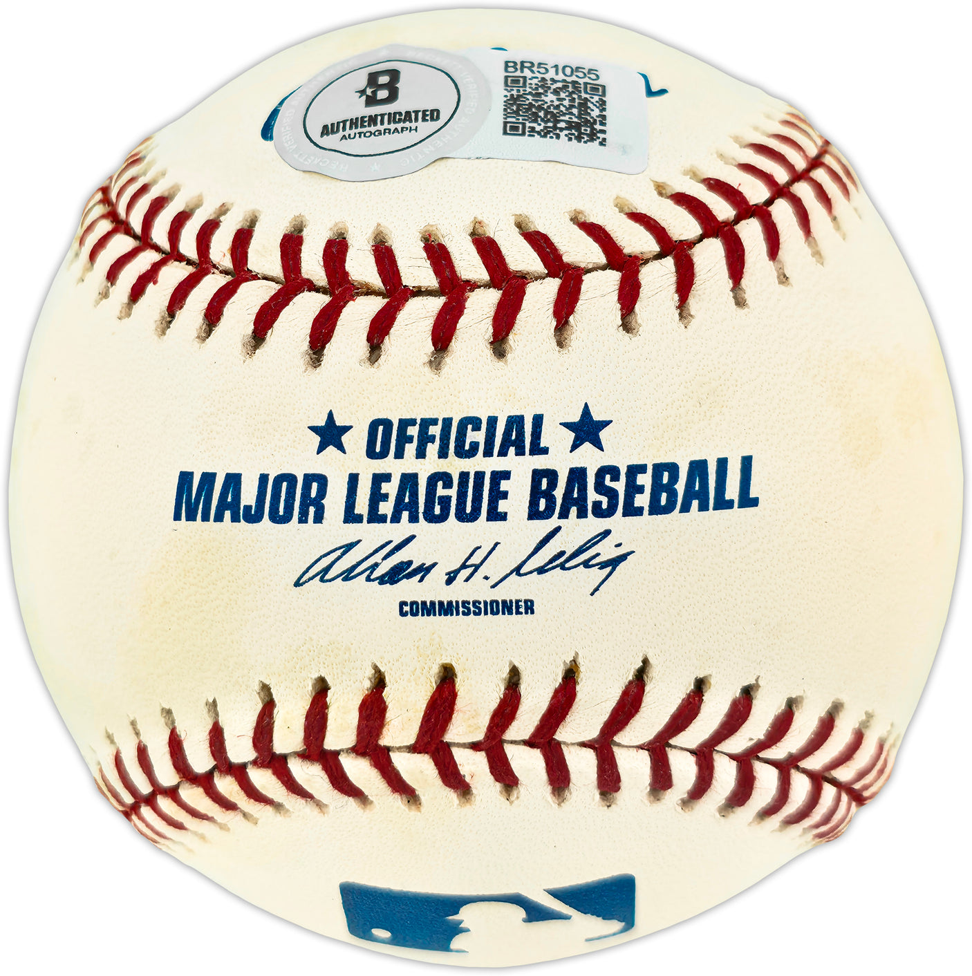 Ichiro Suzuki Autographed Official MLB Baseball Seattle Mariners "#51" Vintage Rookie Era Signature Beckett BAS QR #BR51055