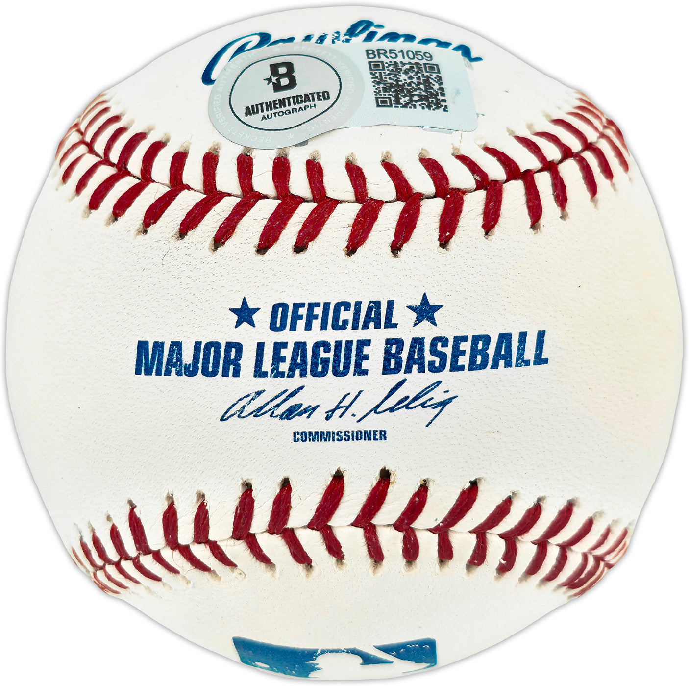 Rod Carew Autographed Official MLB Baseball Minnesota Twins, Los Angeles Angels Beckett BAS QR #BR51059