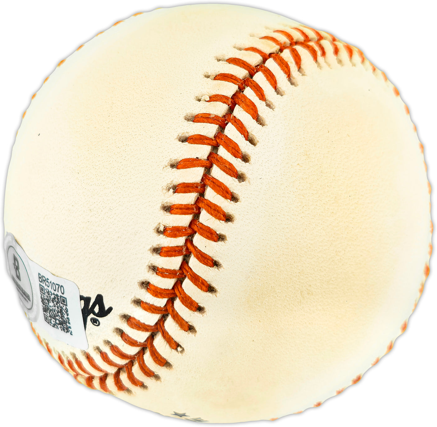 Jason Varitek Autographed Official #8 Logo AL Baseball Baltimore Orioles Beckett BAS QR #BR51070