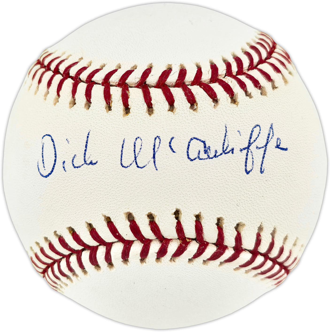 Dick McAuliffe Autographed Official MLB Baseball Detroit Tigers Beckett BAS QR #BR51085