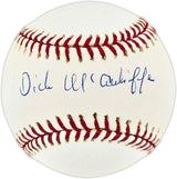 Dick McAuliffe Autographed Official MLB Baseball Detroit Tigers Beckett BAS QR #BR51085
