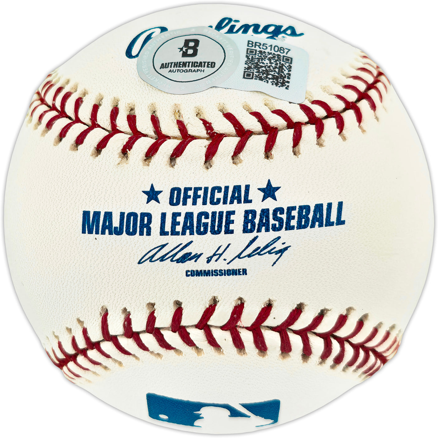 Doug Griffin Autographed Official MLB Baseball Boston Red Sox Beckett BAS QR #BR51087