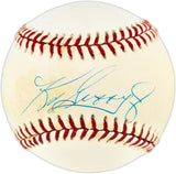 Ken Griffey Jr. Autographed Official AL Baseball Seattle Mariners Beckett BAS QR #BR51103