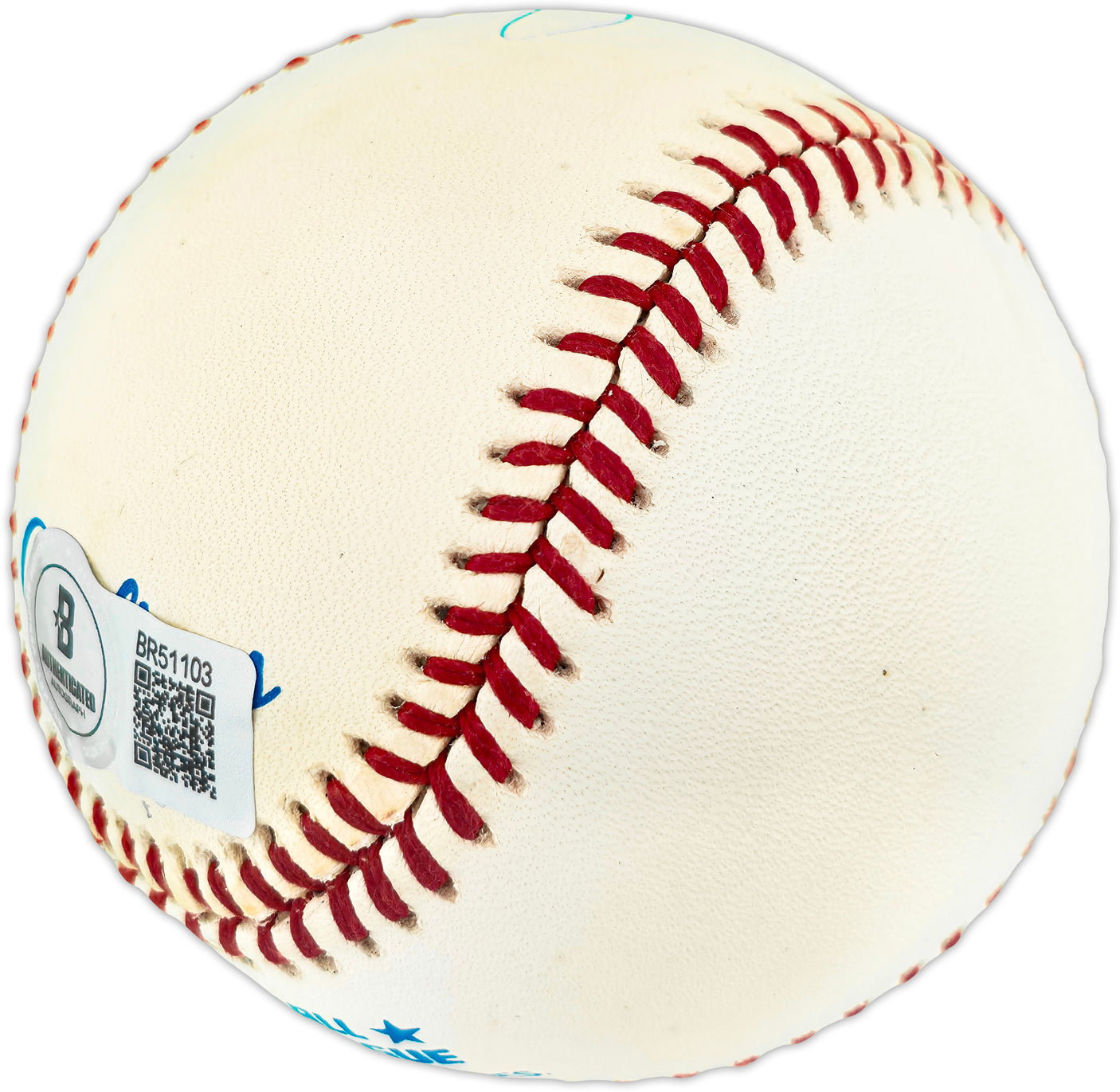 Ken Griffey Jr. Autographed Official AL Baseball Seattle Mariners Beckett BAS QR #BR51103