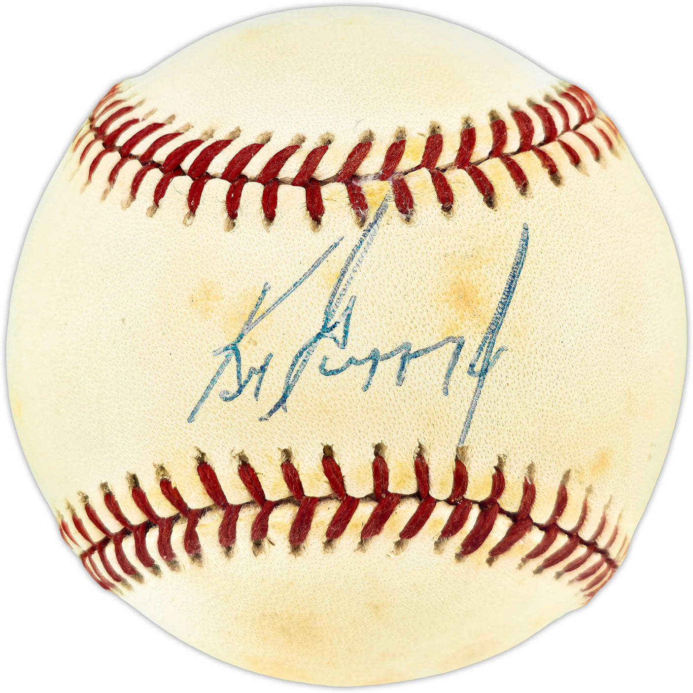 Ken Griffey Jr. Autographed Official AL Baseball Seattle Mariners Vintage Rookie Era Signature Beckett BAS QR #BR51108