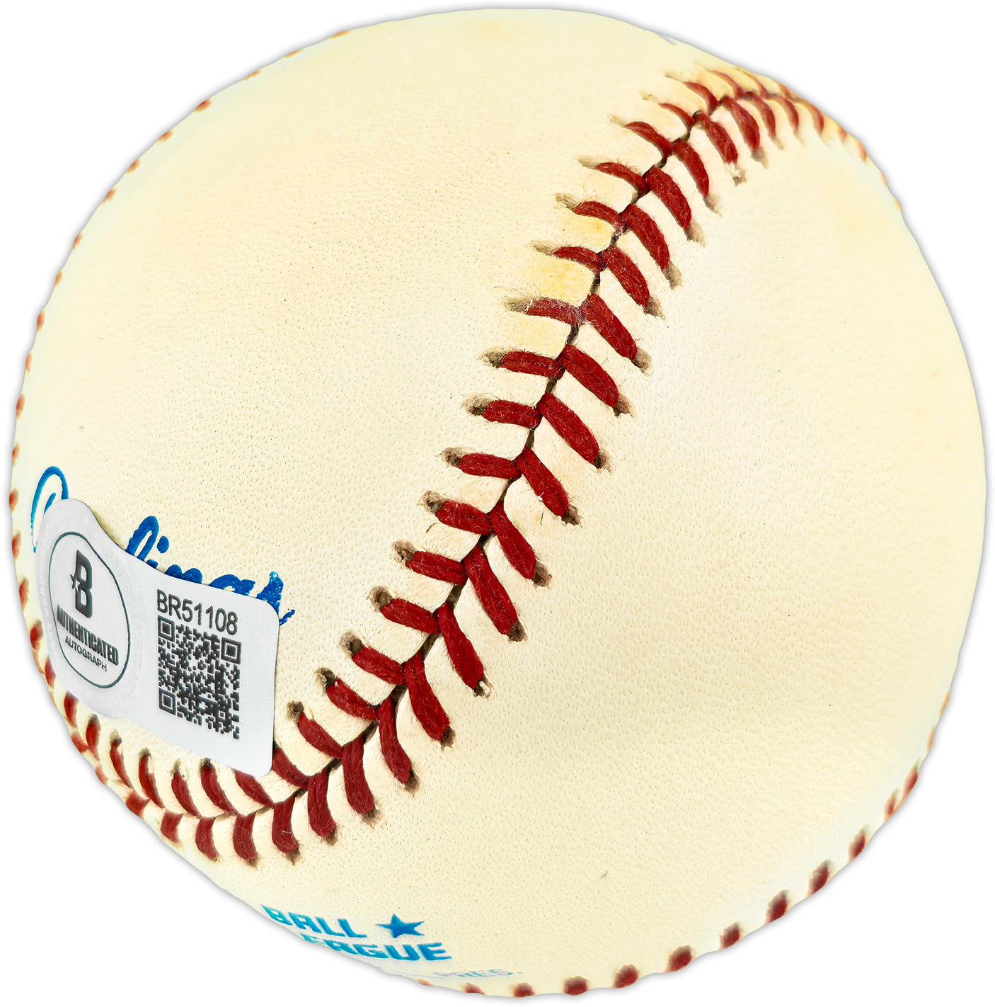 Ken Griffey Jr. Autographed Official AL Baseball Seattle Mariners Vintage Rookie Era Signature Beckett BAS QR #BR51108